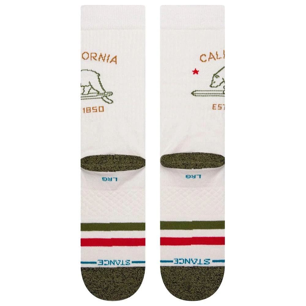 Socks Stance Crew Sock California Republic 2 Offwhite 4 Socks Stance Crew Sock California Republic 2 Offwhite - Image 2