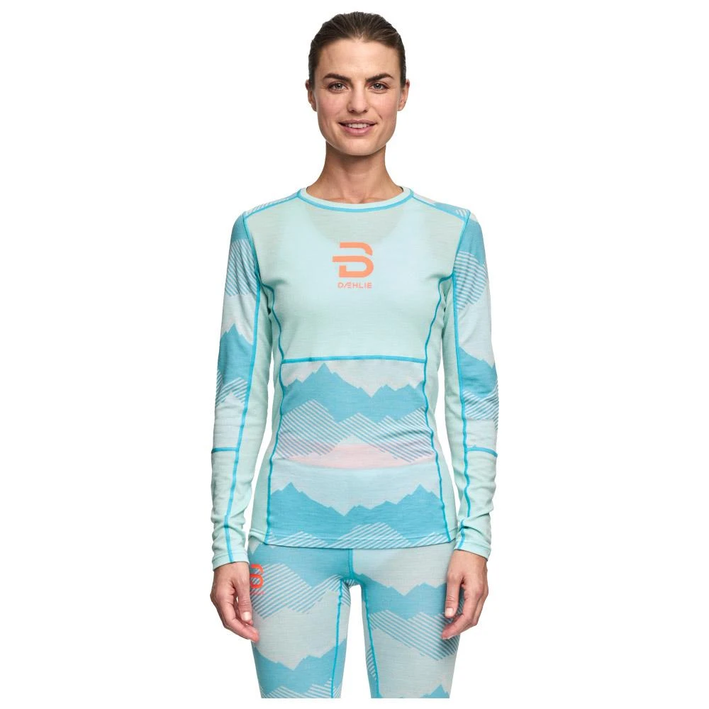 Nordic Thermal Underwear Bjorn Daehlie Mountain Wool Long Sleeve Wmn Iced Aqua 5 Nordic Thermal Underwear Bjorn Daehlie Mountain Wool Long Sleeve Wmn Iced Aqua - Image 3