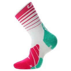 Socks Uyn Runner's Five Woman White Green Fuchsia -Glis Shop fb0c49818e5dd8c2deadbd8467a47ac97a2a9502 E230UYNACC3392688 4