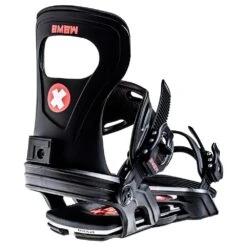 Snowboard Binding Bent Metal Joint Black