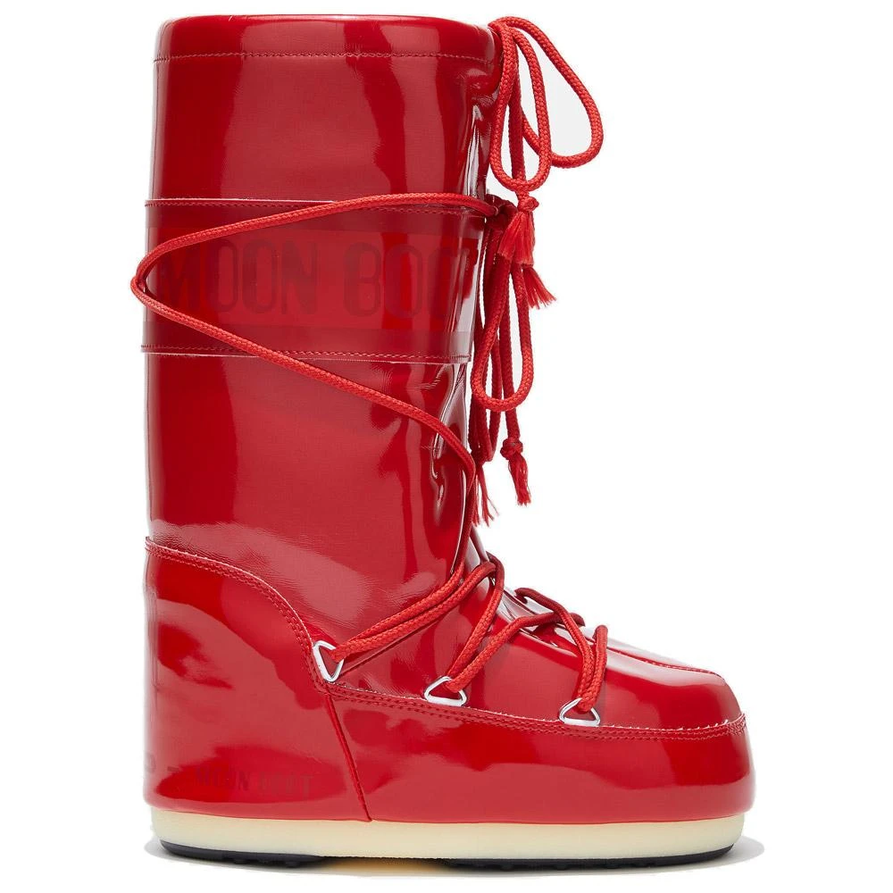 Snow Boots Moon Boot Vinile Met Red 3 Snow Boots Moon Boot Vinile Met Red