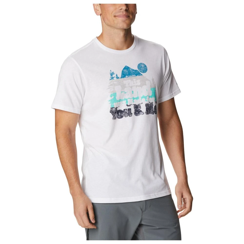 Tee-Shirt Columbia M's Alpine Way Graphic Tee White, Our Land Graphic 7 Tee-Shirt Columbia M's Alpine Way Graphic Tee White, Our Land Graphic - Image 5
